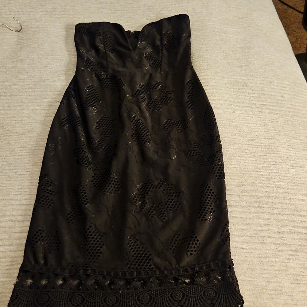 Black short sweetheart dress. Nwt